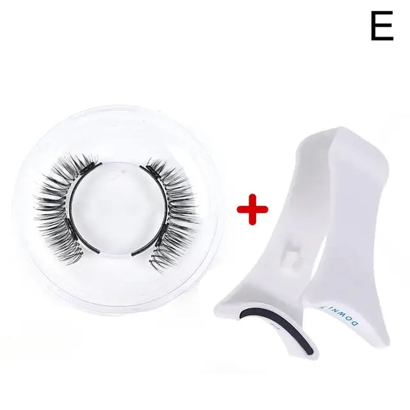 Magnetic Tweezer with 3D Natural Mink False Eyelashes - Professional Eyelash Extension Curler Clip Tool