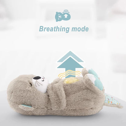 Bear Otter Plush Soothing Music & Light Sleep Companion for Babies & Kids - Gift Toy