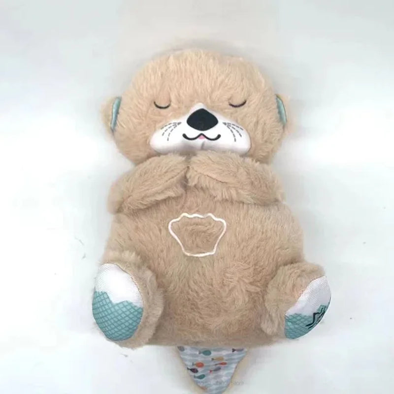 Bear Otter Plush Soothing Music & Light Sleep Companion for Babies & Kids - Gift Toy