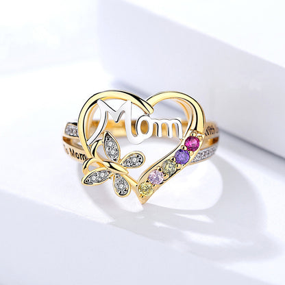 A Gift Just for Mom,  Hollow 'Heart Shaped Love Jewelry"