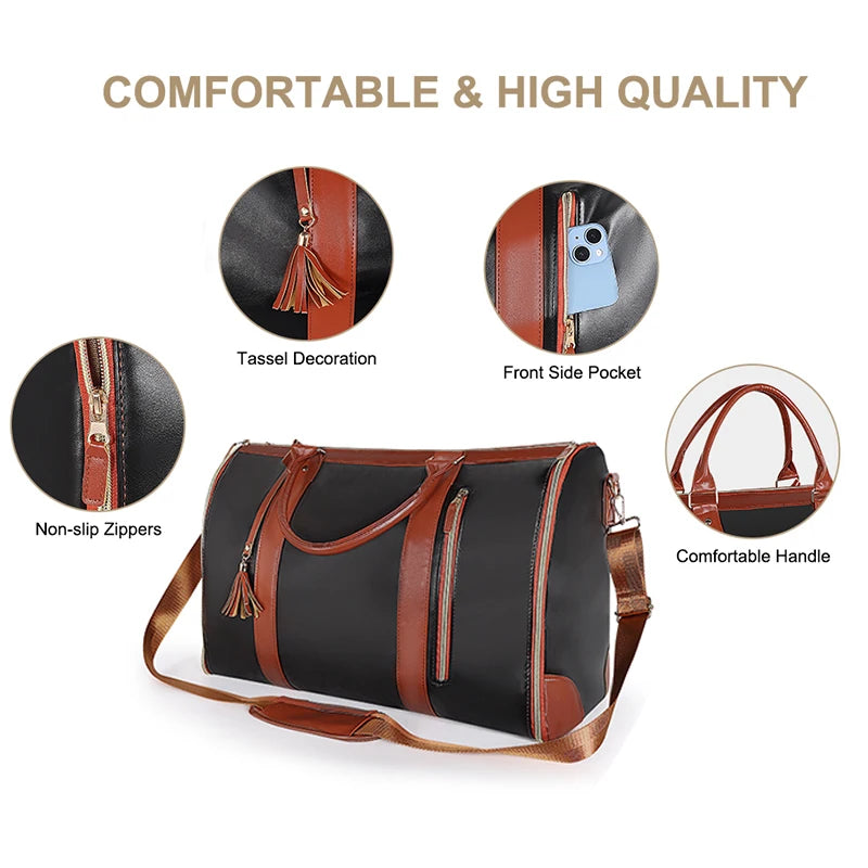 Suit Storage Travel Bag for Women, Large Capacity Multi Function & Waterproof Travel Organizer 