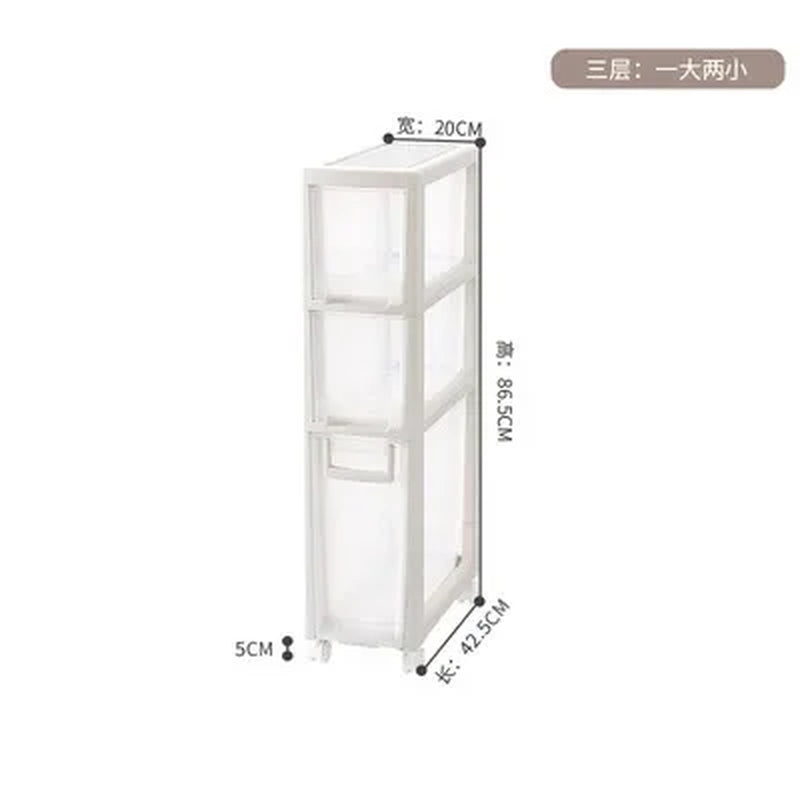 Special Offer Storage Rack, Multi-Layer Kitchen Bathroom Organizer, Floor Mounted Waterproof Side Cabinet, Space-Saving Design