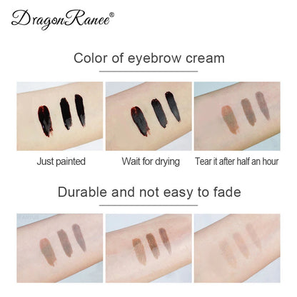 Peel-Off Waterproof Tint Eyebrow Gel Makeup Long Lasting  Enhancers Liquid Gel Tear Wear Easy Natural Brown Gray Tattoo