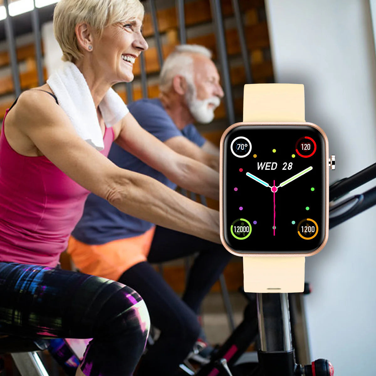 Advanced Smartwatch + 3 Stylish Bands – Your Wellness, Your Way