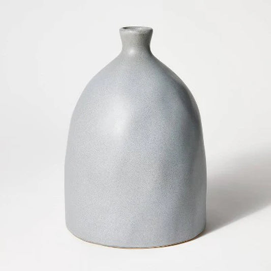 Gray Ceramic Slate Vase – Designed by Studio McGee for Threshold