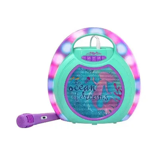 Open Box - The Little Mermaid Bluetooth MP3 Karaoke Machine – Sing, Record, and Shine!