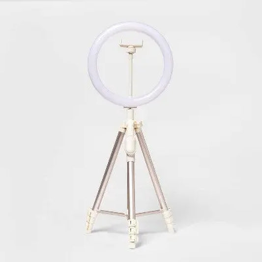 Heyday Stone White Ring Light with Tripod - Perfect for Flawless Lighting