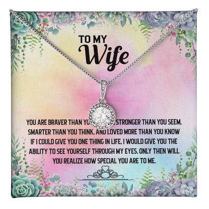 To My Wife Eternal Hope Necklace