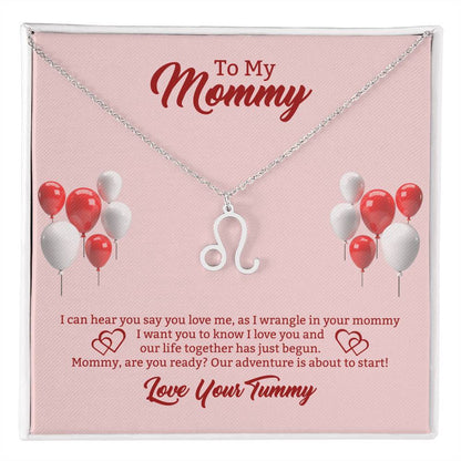 To My Mommy Zodiac Symbol Necklace