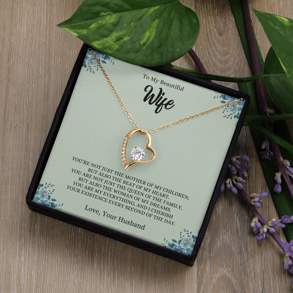 To My Beautiful Wife | You Are My Everything - Forever Love Necklace