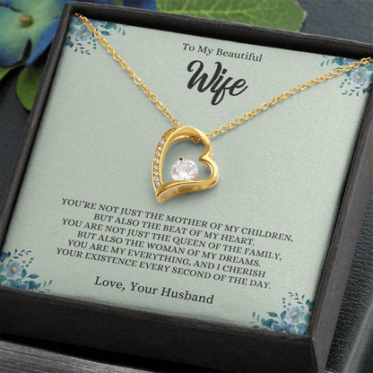 To My Beautiful Wife | You Are My Everything - Forever Love Necklace