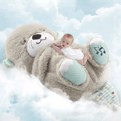 Bear Otter Plush Soothing Music & Light Sleep Companion for Babies & Kids - Gift Toy