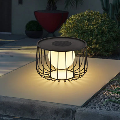 Solar Powered Glow Garden Table – Illuminate Your Outdoor Oasis