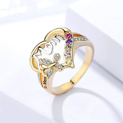 A Gift Just for Mom,  Hollow 'Heart Shaped Love Jewelry"