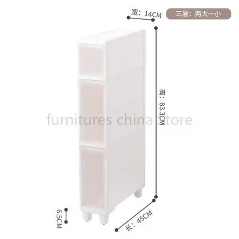 Special Offer Storage Rack, Multi-Layer Kitchen Bathroom Organizer, Floor Mounted Waterproof Side Cabinet, Space-Saving Design