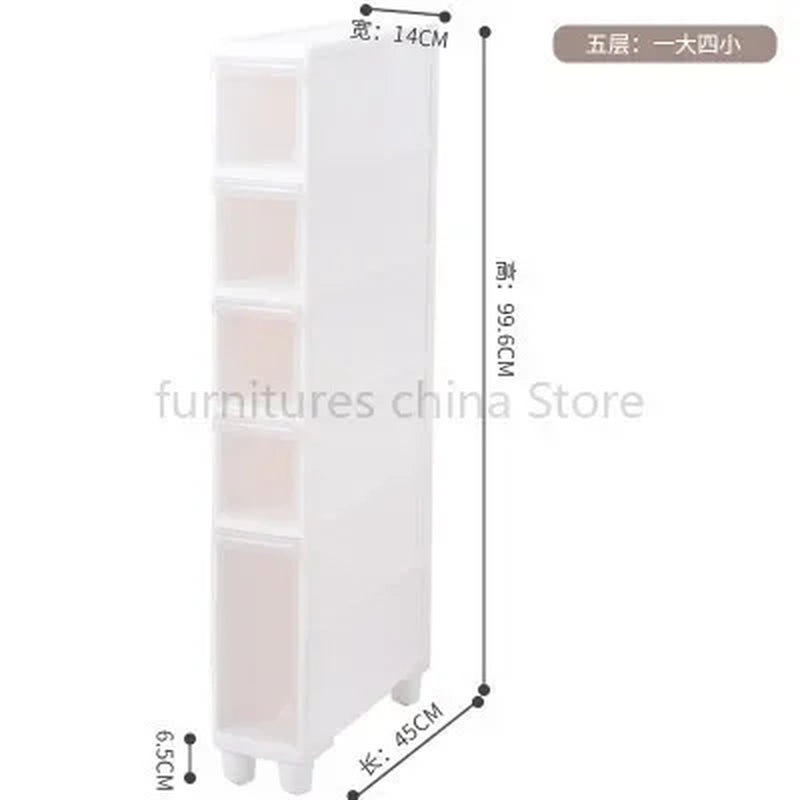 Special Offer Storage Rack, Multi-Layer Kitchen Bathroom Organizer, Floor Mounted Waterproof Side Cabinet, Space-Saving Design